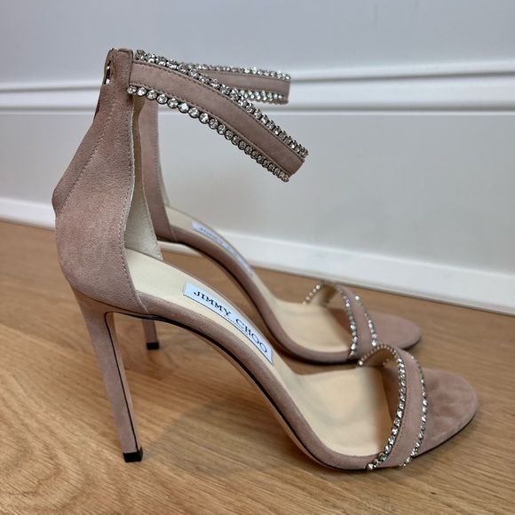 Jimmy Choo rhinestone heels